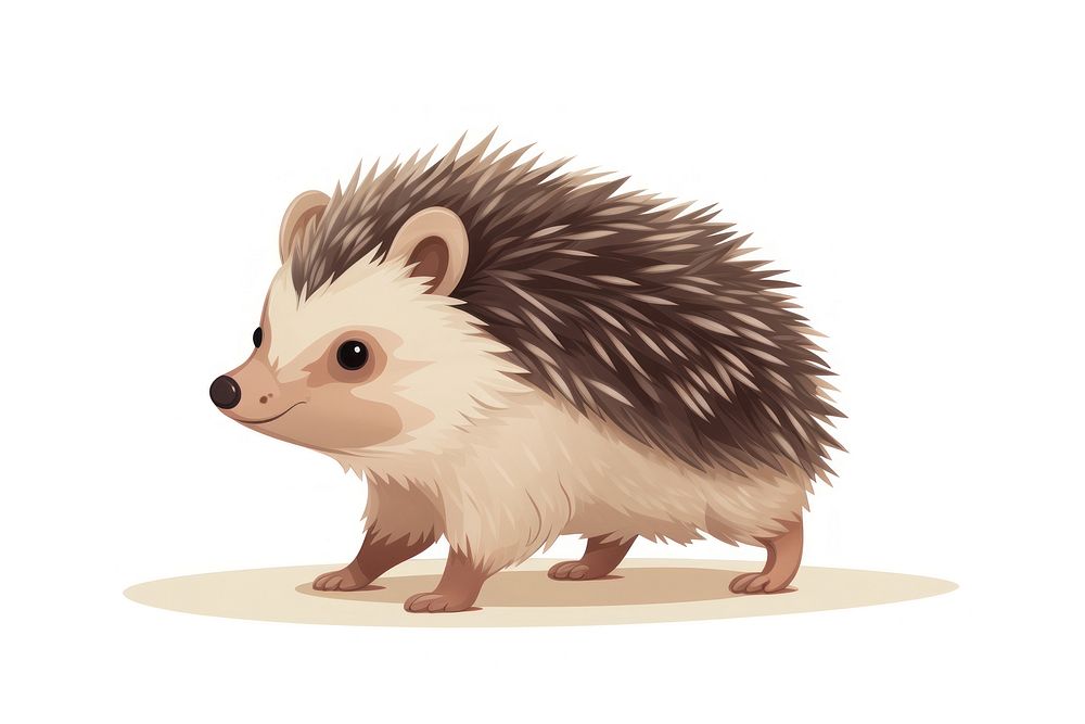 Hedgehog porcupine mammal animal. AI generated Image by rawpixel.