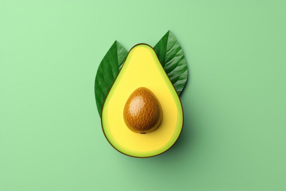 Avocado fruit plant food. AI generated Image by rawpixel.