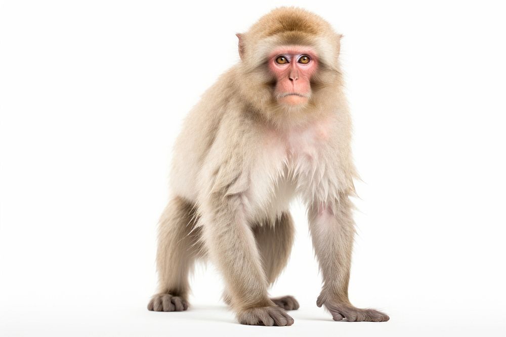 Wildlife monkey mammal animal. AI generated Image by rawpixel.