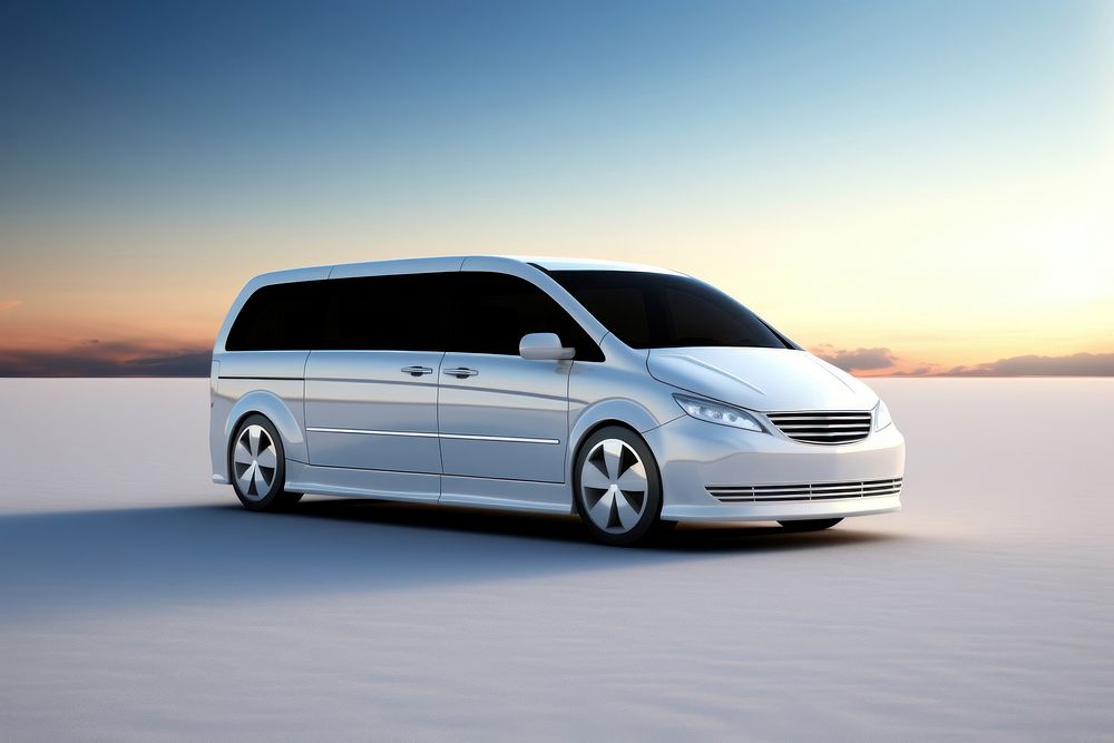 Vehicle minivan car transportation. AI generated Image by rawpixel.