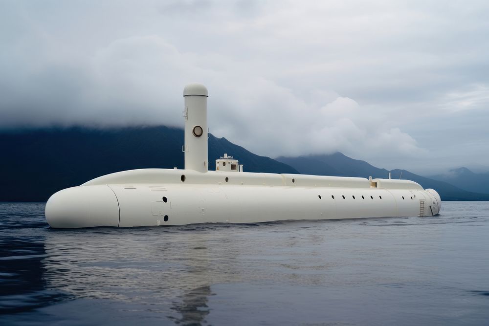Architecture submarine vehicle boat. AI generated Image by rawpixel.