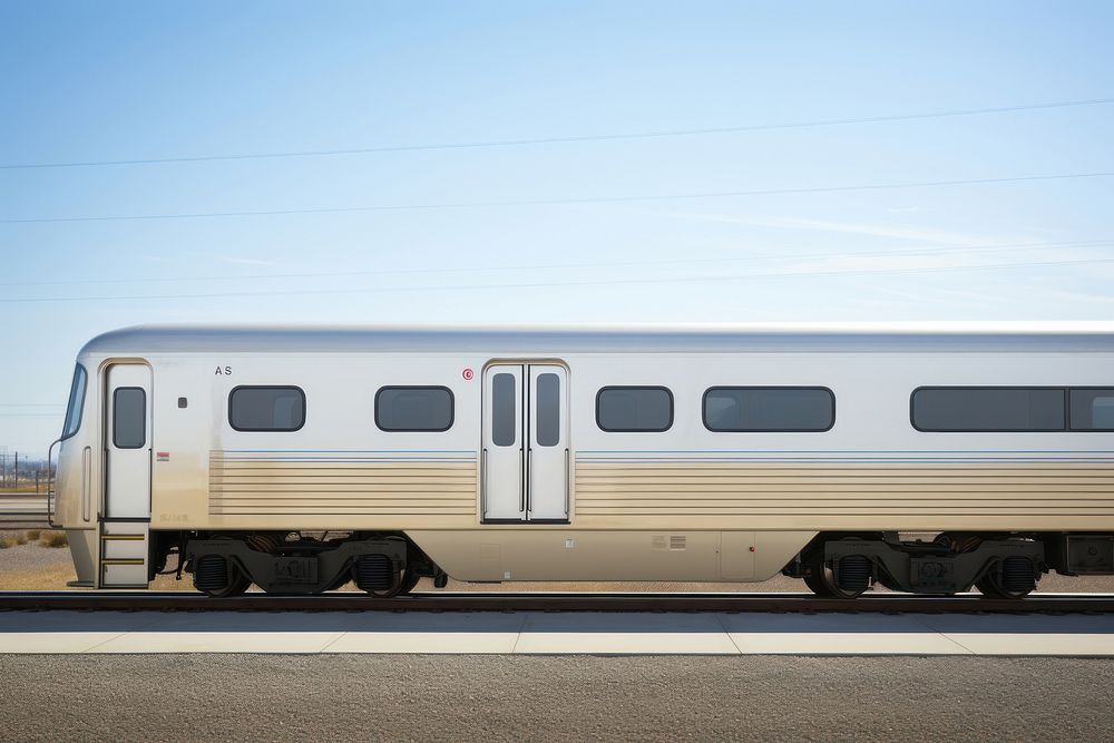 Train vehicle railway transportation. AI generated Image by rawpixel.