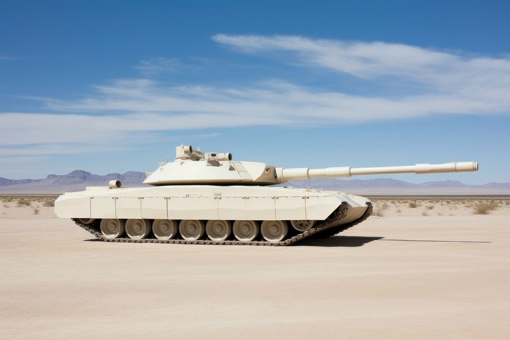 Military tank vehicle weapon. AI generated Image by rawpixel.