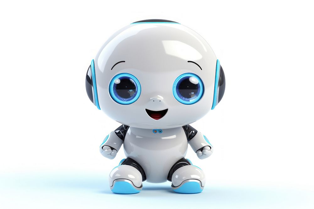 Robot cute baby representation. AI generated Image by rawpixel.