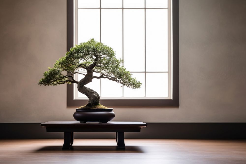 Bonsai tree plant architecture. 