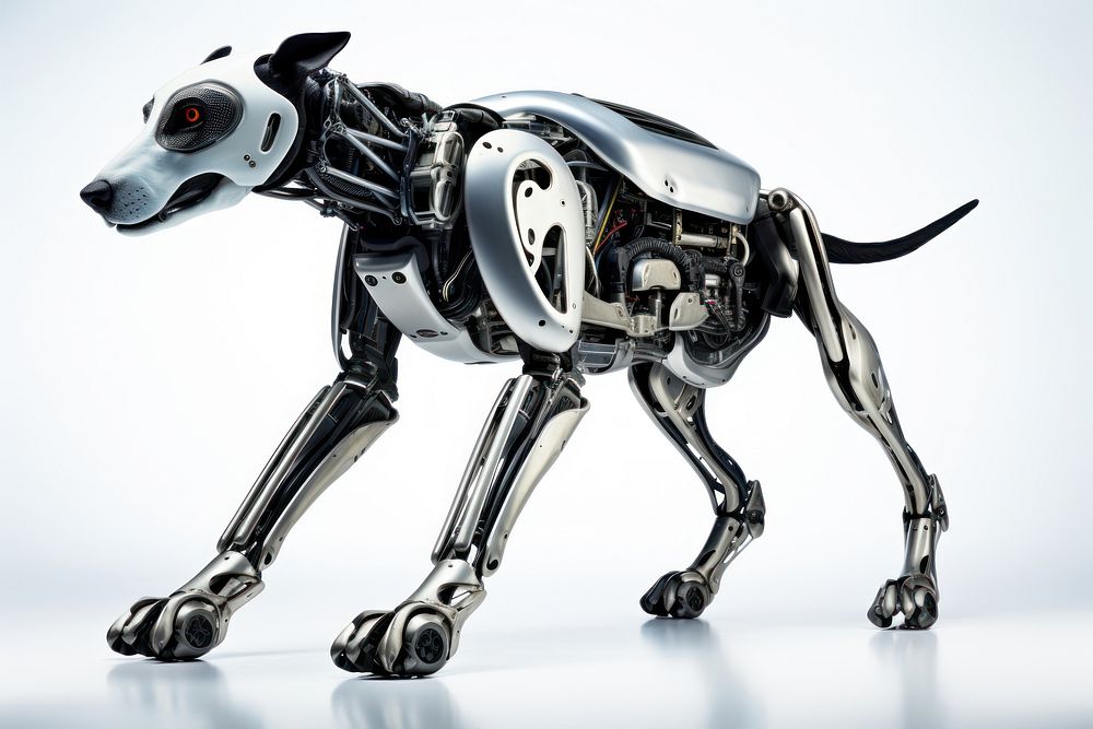 Robot dog transportation futuristic. AI generated Image by rawpixel.