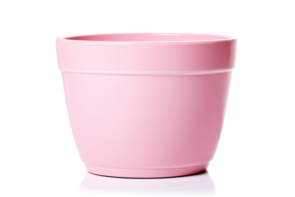 Flowerpot bowl cup white background. AI generated Image by rawpixel.