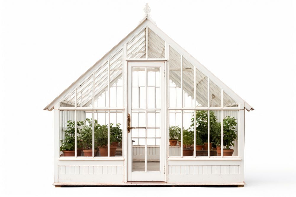 Greenhouse architecture building plant. 