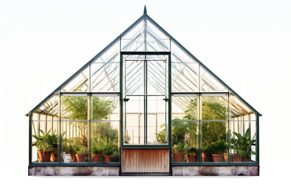 Greenhouse architecture gardening building. AI generated Image by rawpixel.