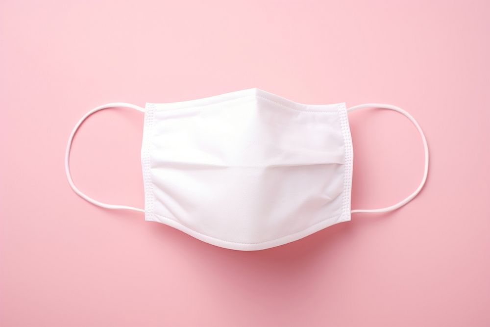 Face mask white underwear headgear. 