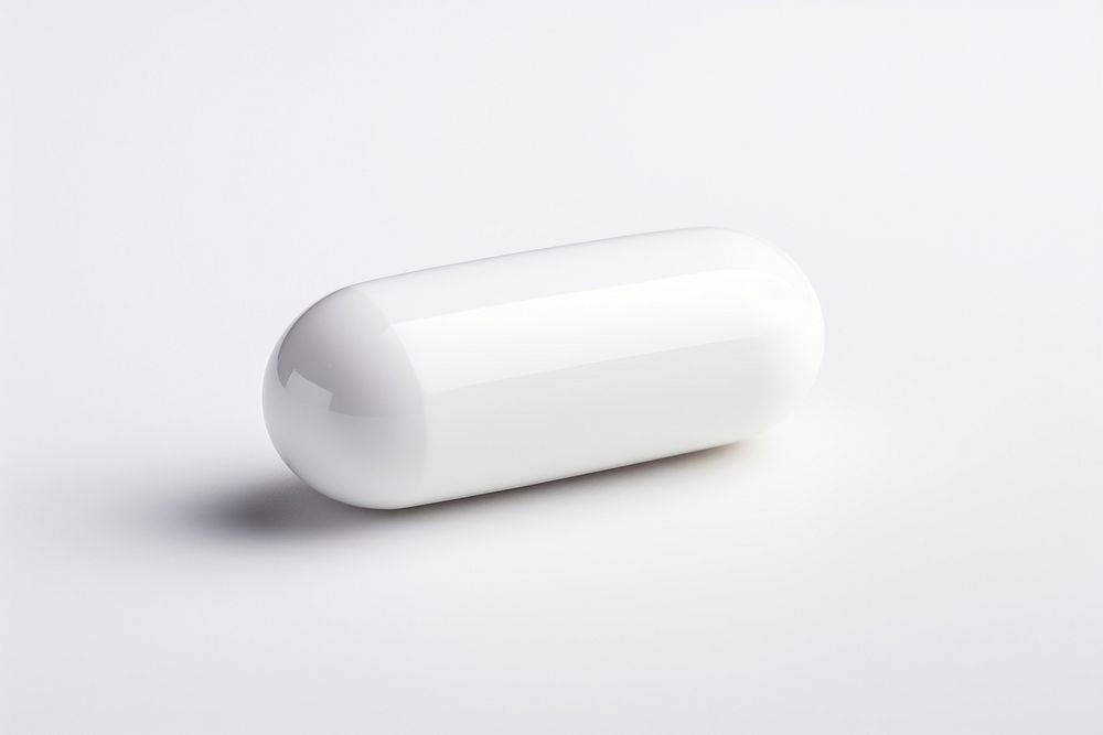 Pill capsule white medication. AI generated Image by rawpixel.