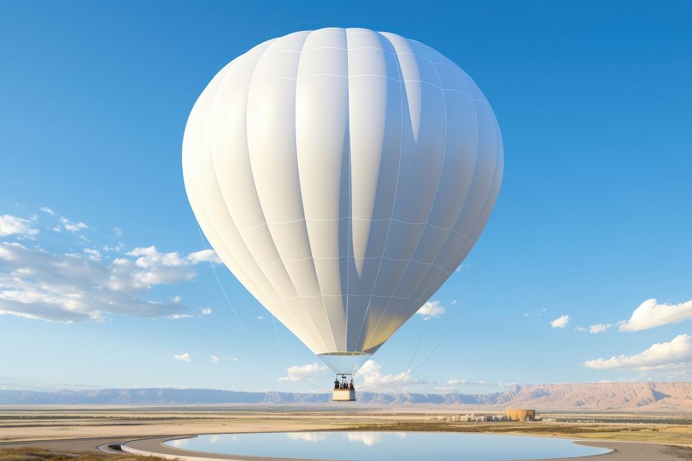 Aircraft balloon vehicle transportation. AI generated Image by rawpixel.