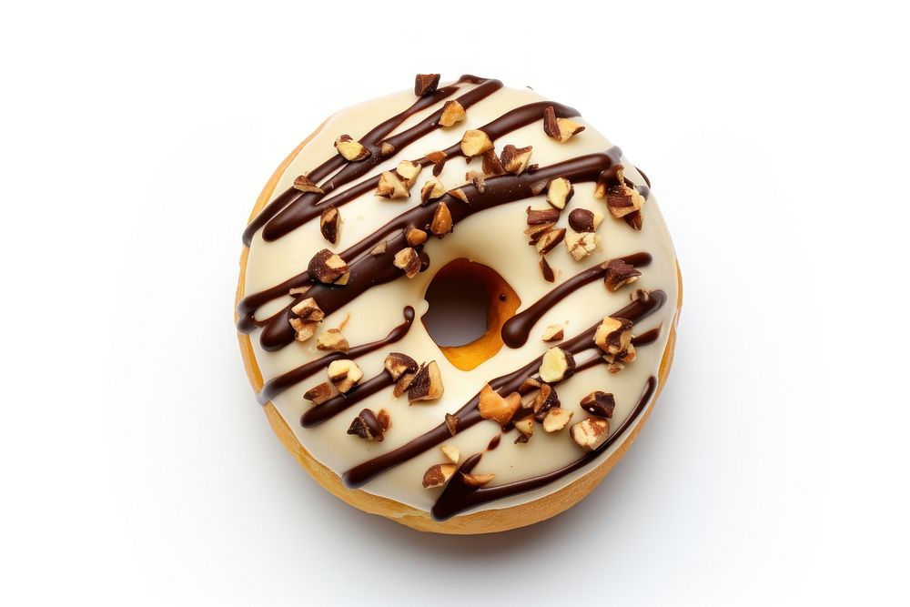 Dessert donut food bagel. AI generated Image by rawpixel.