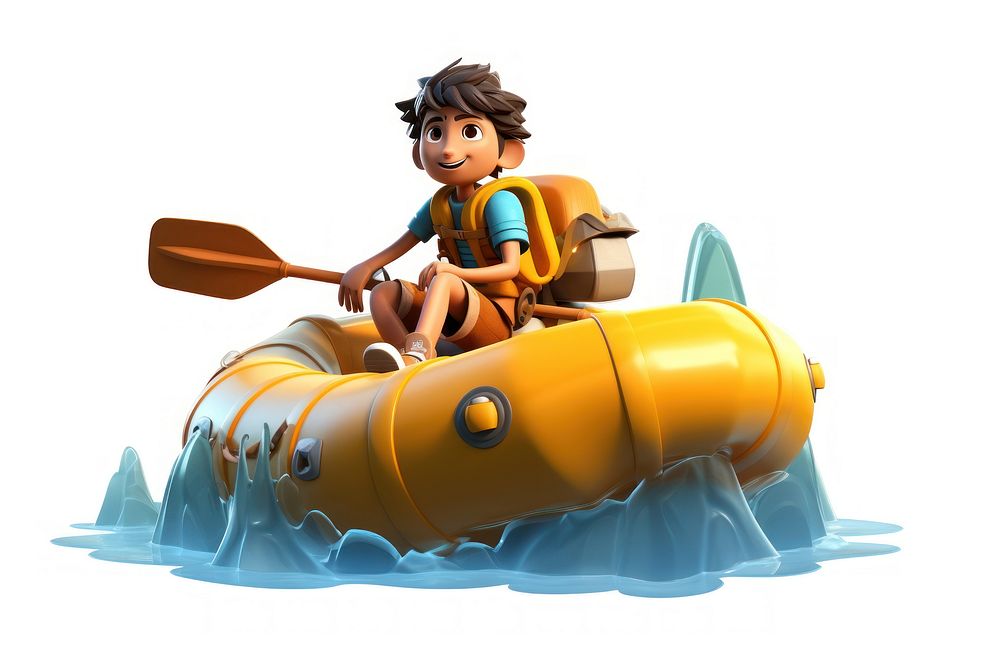 Adventure vehicle water boat. AI generated Image by rawpixel.