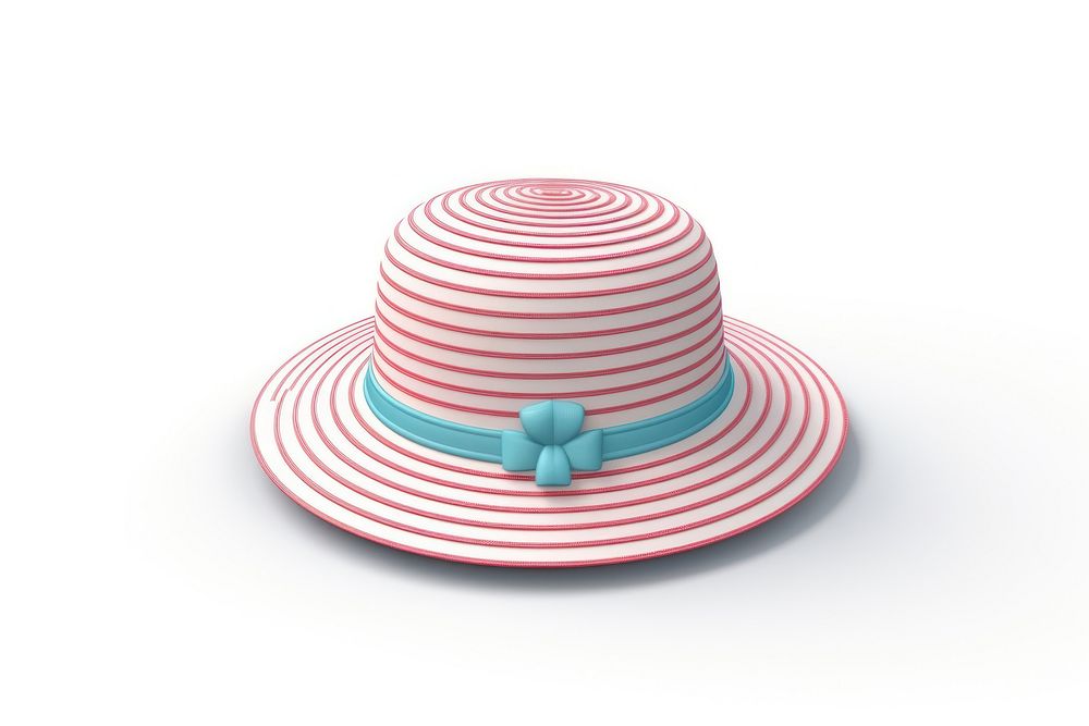 Sombrero summer hat white background. AI generated Image by rawpixel.