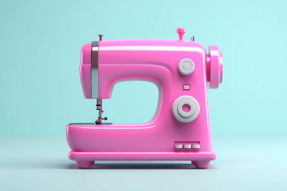 Machine sewing sewing machine technology. AI generated Image by rawpixel.