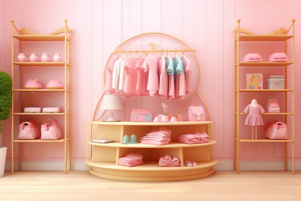 Furniture closet room shop. AI generated Image by rawpixel.