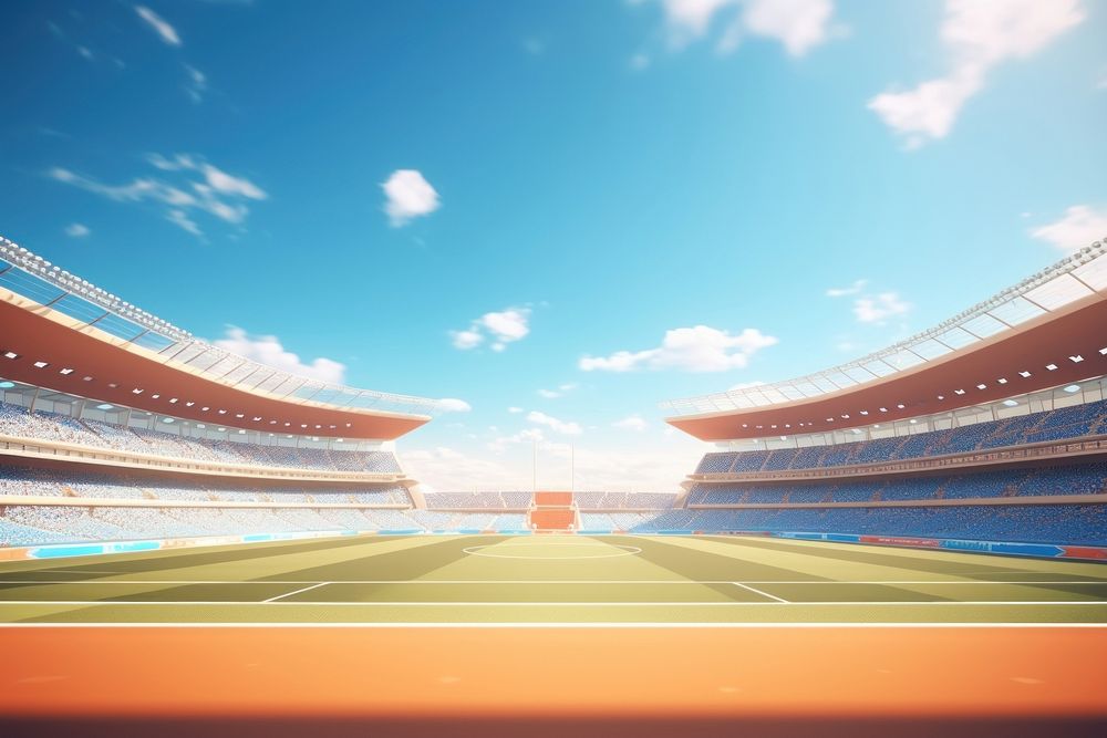 Stadium sports architecture competition. AI generated Image by rawpixel.