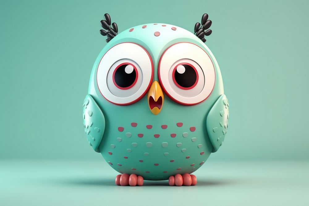 Fun owl toy anthropomorphic. 