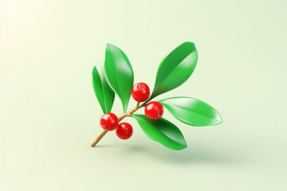 Cherry plant fruit leaf. AI generated Image by rawpixel.