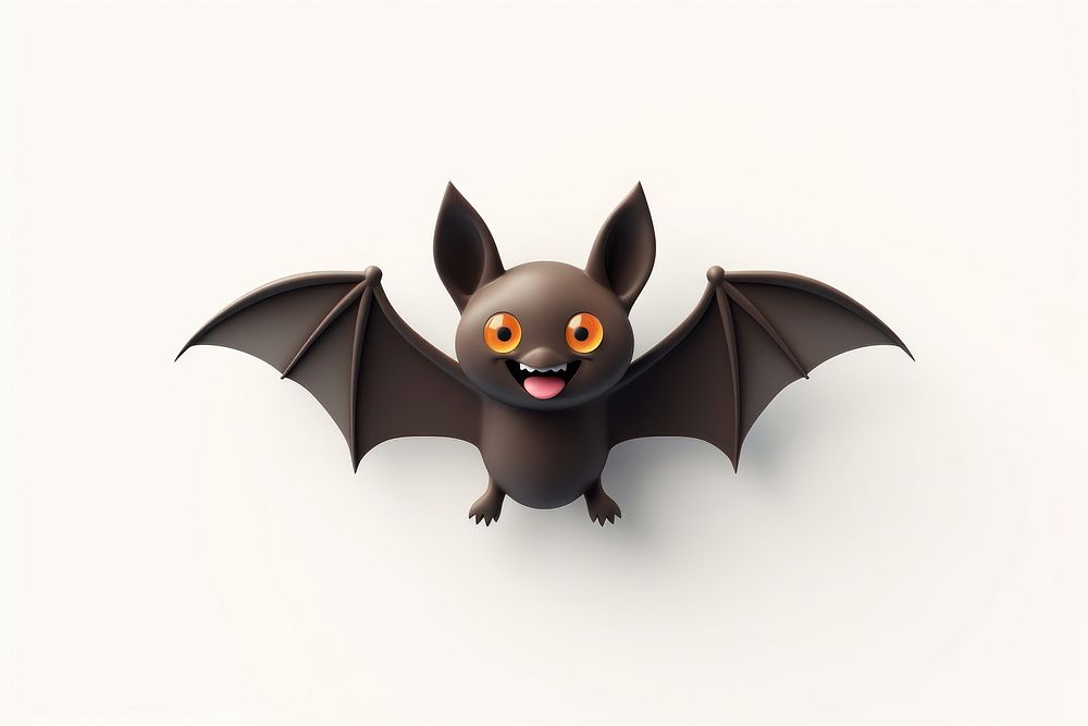 Bat cartoon animal representation. AI generated Image by rawpixel.
