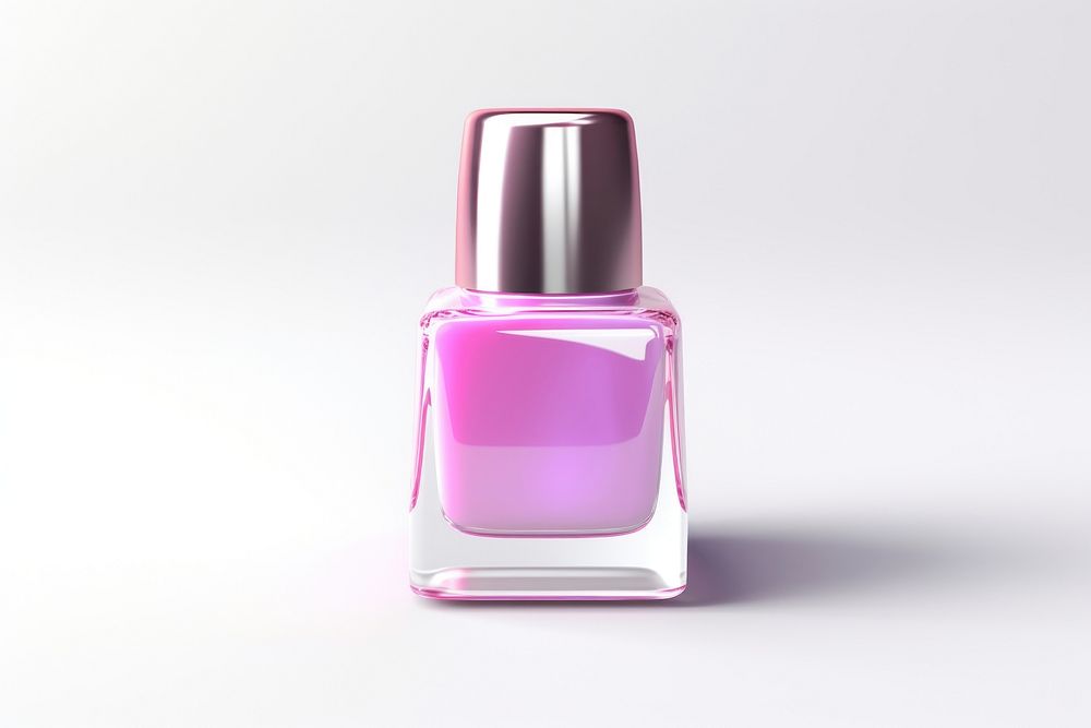Cosmetics perfume bottle white background. AI generated Image by rawpixel.