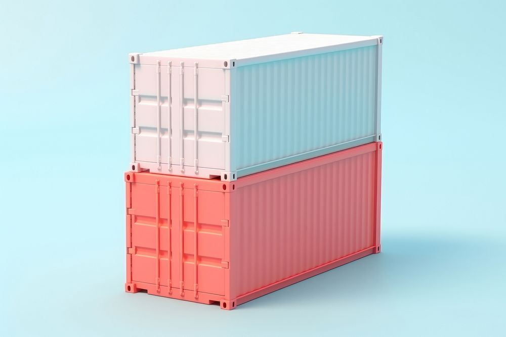 Container shipping architecture delivering.