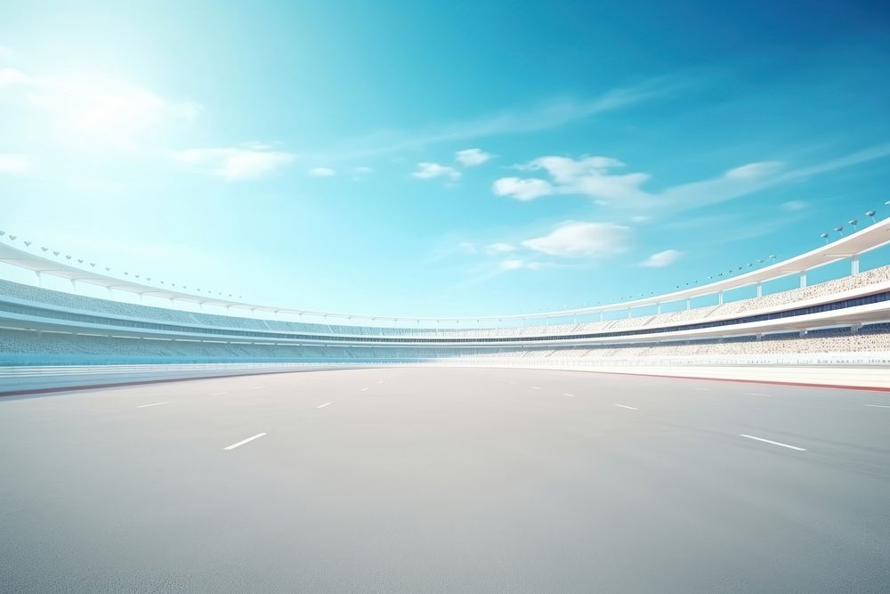 Outdoors horizon stadium road. AI generated Image by rawpixel.