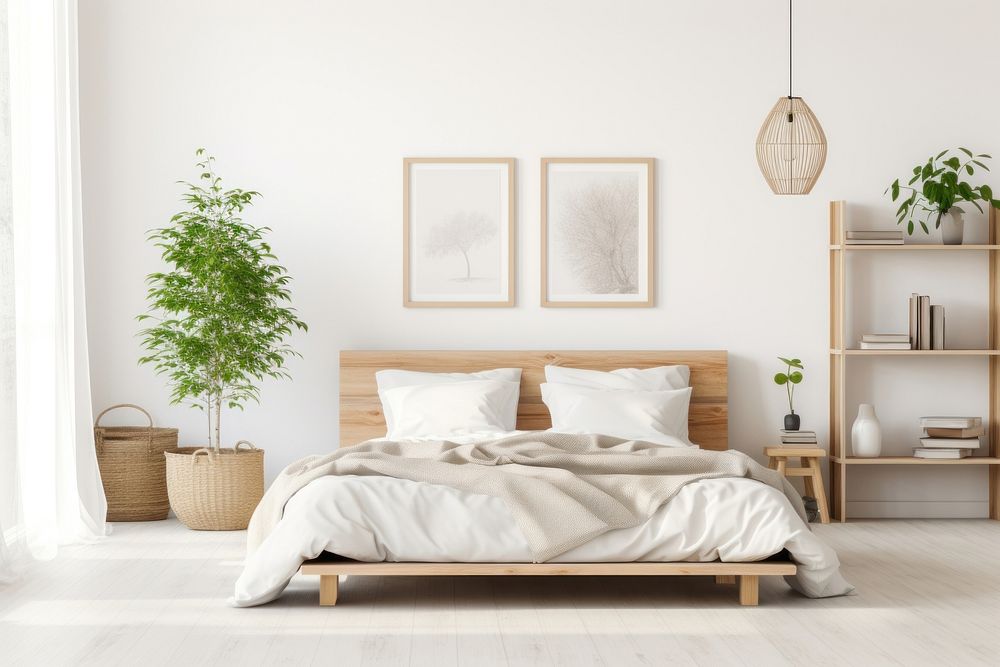 Bedroom furniture cushion plant.