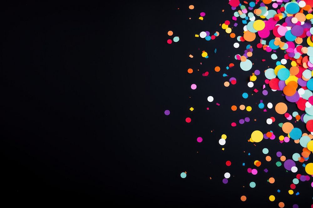 Confetti backgrounds paper illuminated. AI generated Image by rawpixel.