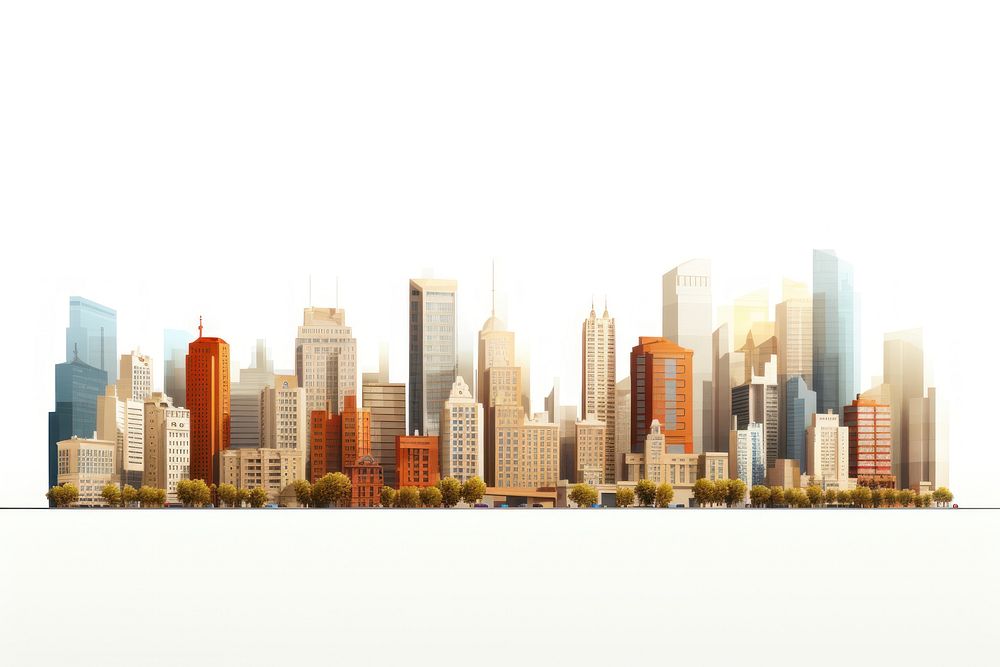 Cityscape architecture metropolis landscape. AI generated Image by rawpixel.