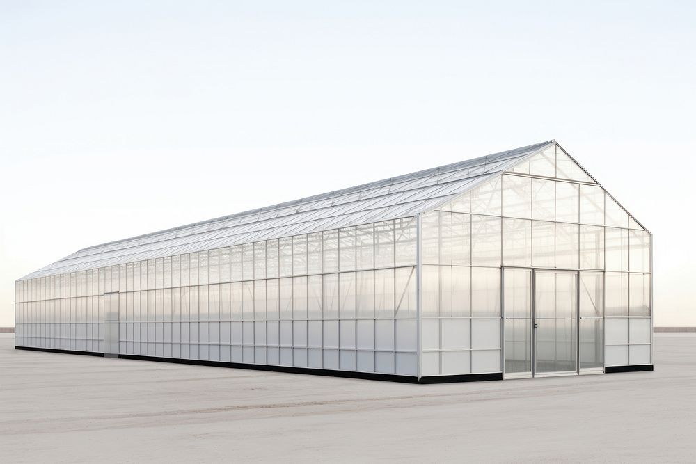 Greenhouse outdoors architecture landscape. AI generated Image by rawpixel.