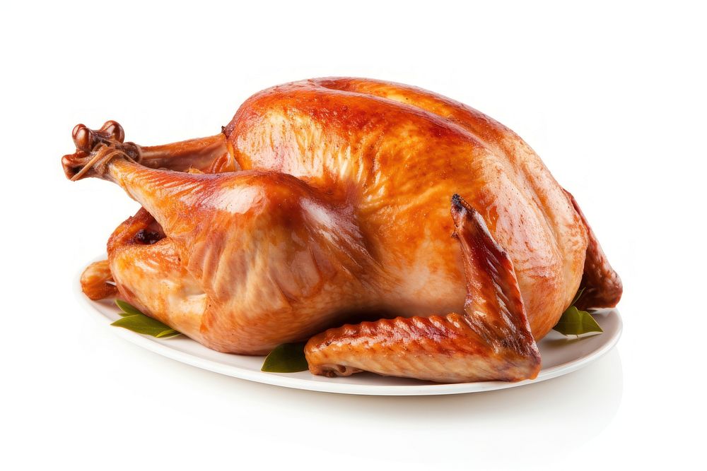 Thanksgiving dinner turkey meat. AI generated Image by rawpixel.