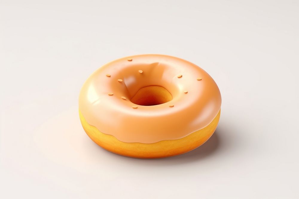 Doughnut bagel glaze food. AI generated Image by rawpixel.