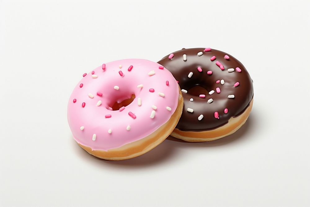Donut chocolate doughnut glaze. AI generated Image by rawpixel.