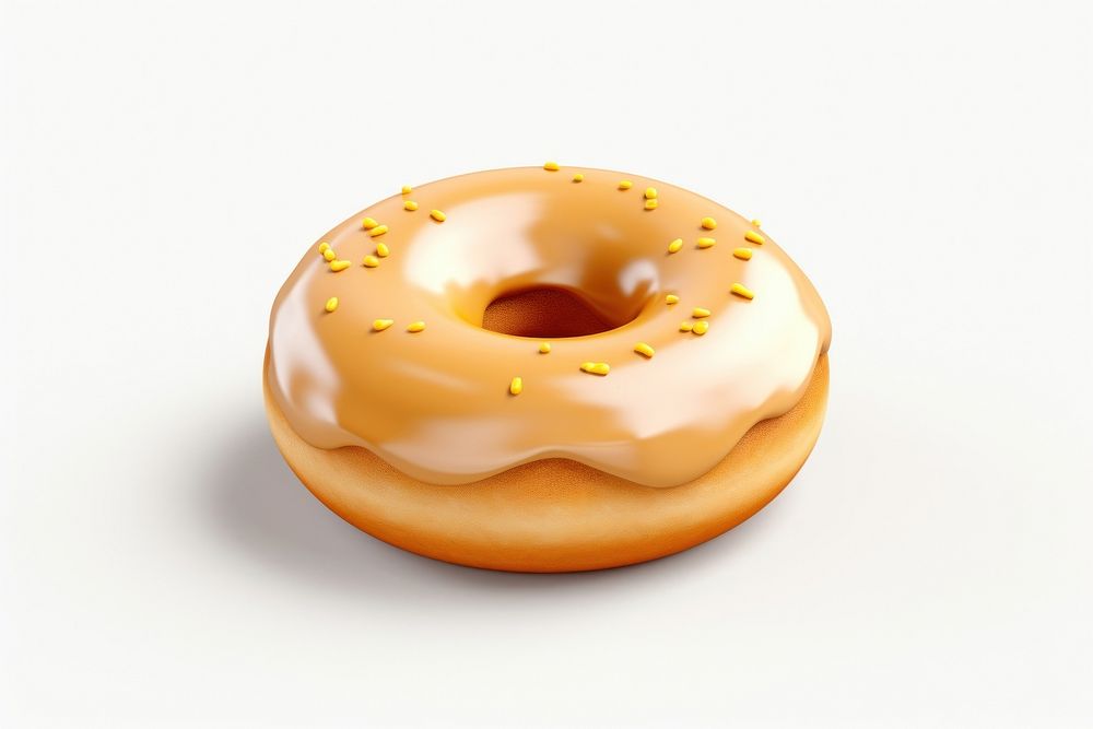Donut dessert glaze bagel. AI generated Image by rawpixel.