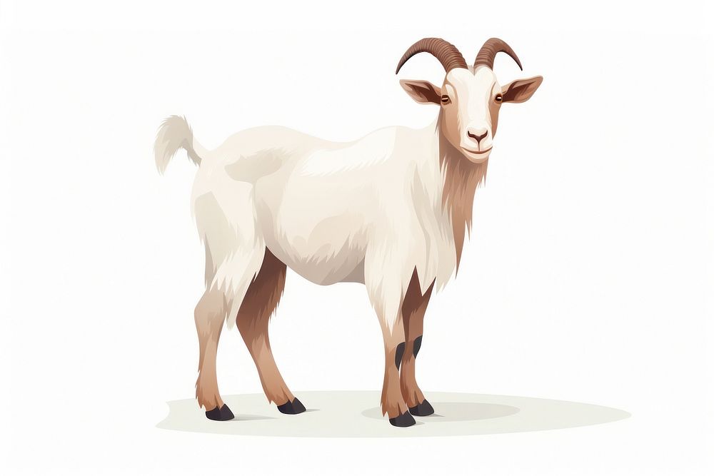 Livestock animal mammal goat. AI generated Image by rawpixel.