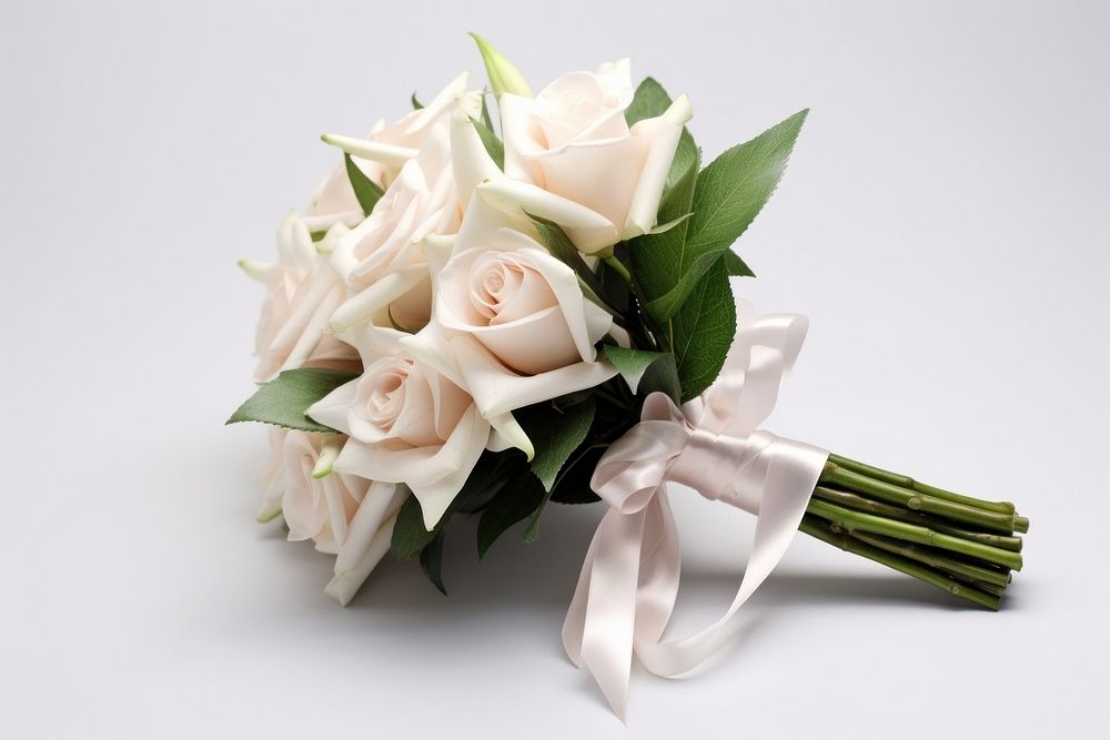 Wedding flower plant white. AI generated Image by rawpixel.