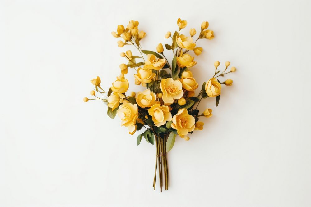 Flower yellow petal plant. AI generated Image by rawpixel.