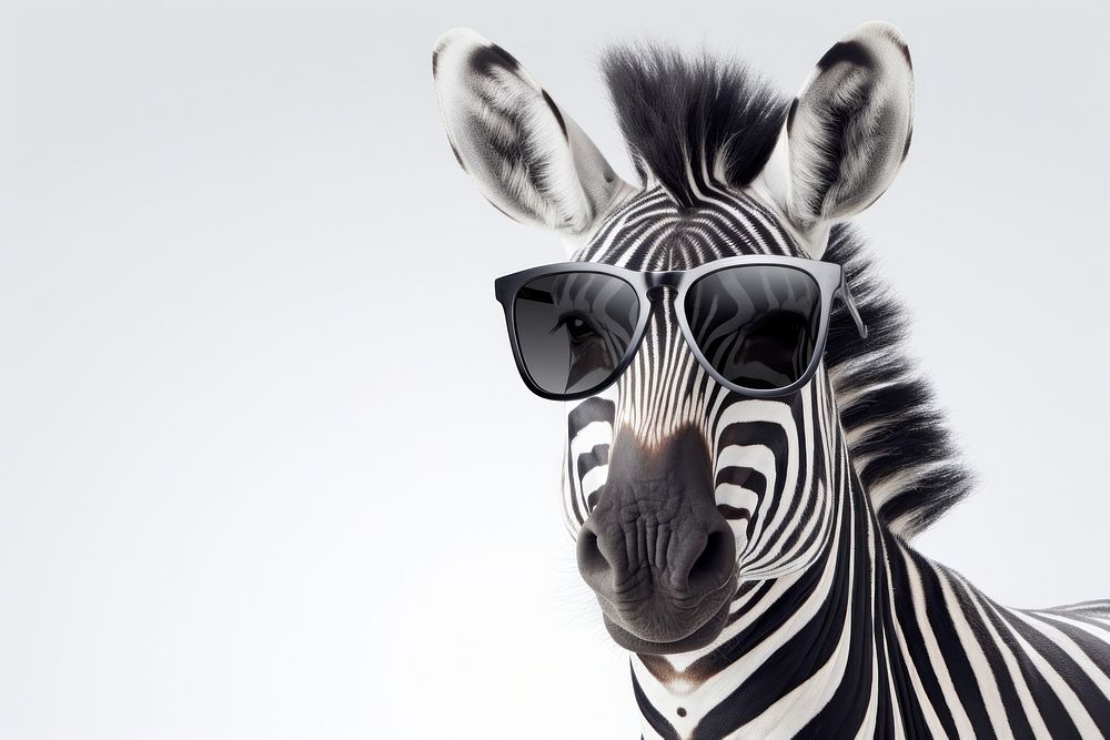 Zebra sunglasses wildlife animal. AI | Free Photo - rawpixel