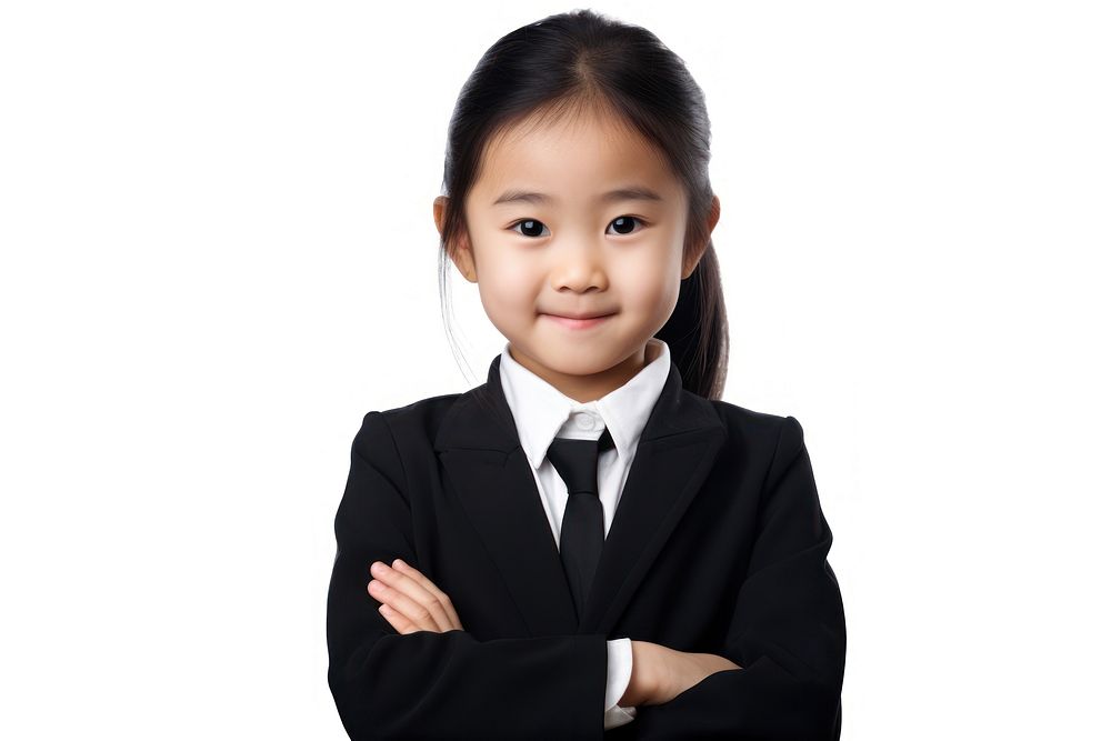 Portrait child adult smile. AI generated Image by rawpixel.