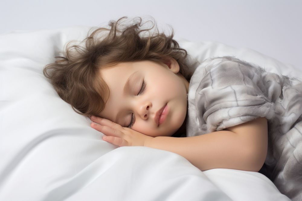 Sleeping blanket child baby. AI generated Image by rawpixel.