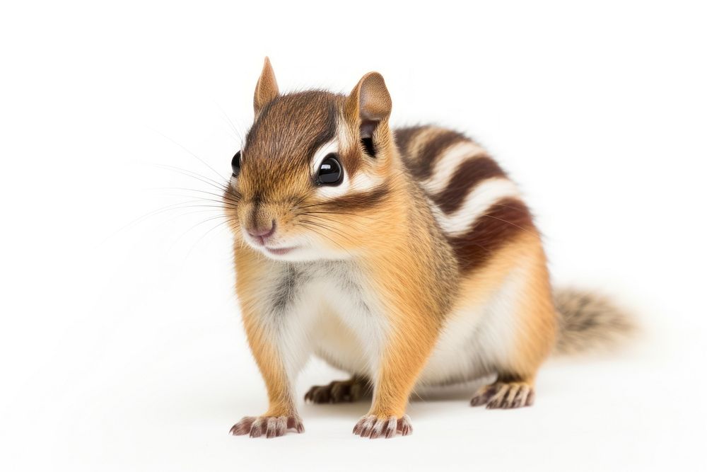 Chipmunk squirrel animal mammal. AI generated Image by rawpixel.