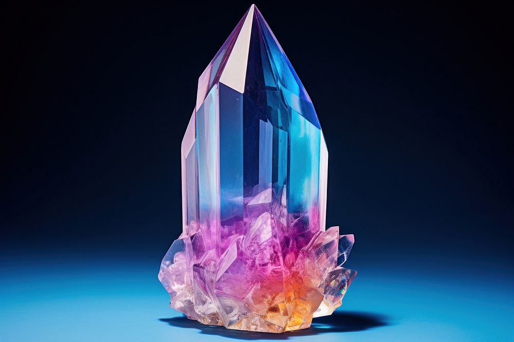 Crystal gemstone mineral jewelry. AI generated Image by rawpixel.