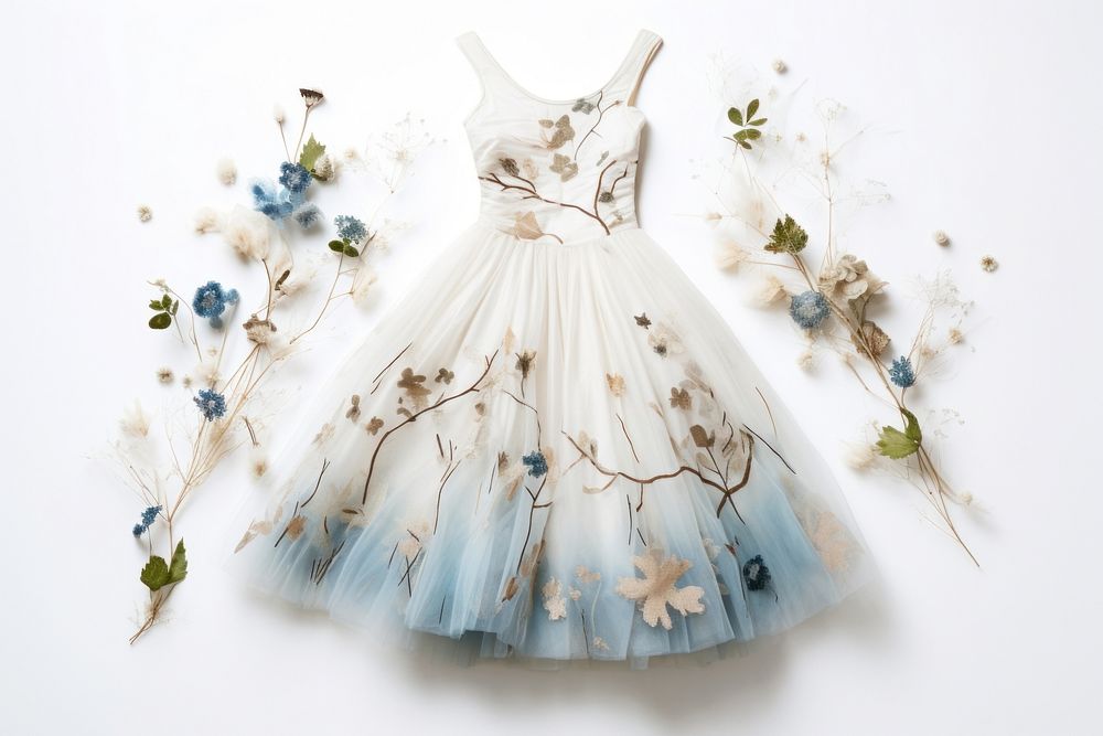 Dress fashion wedding flower. 