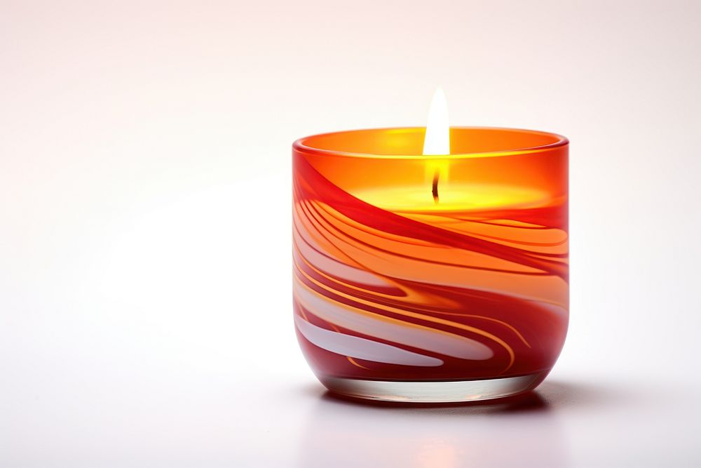 Candle glass illuminated lighting. AI generated Image by rawpixel.