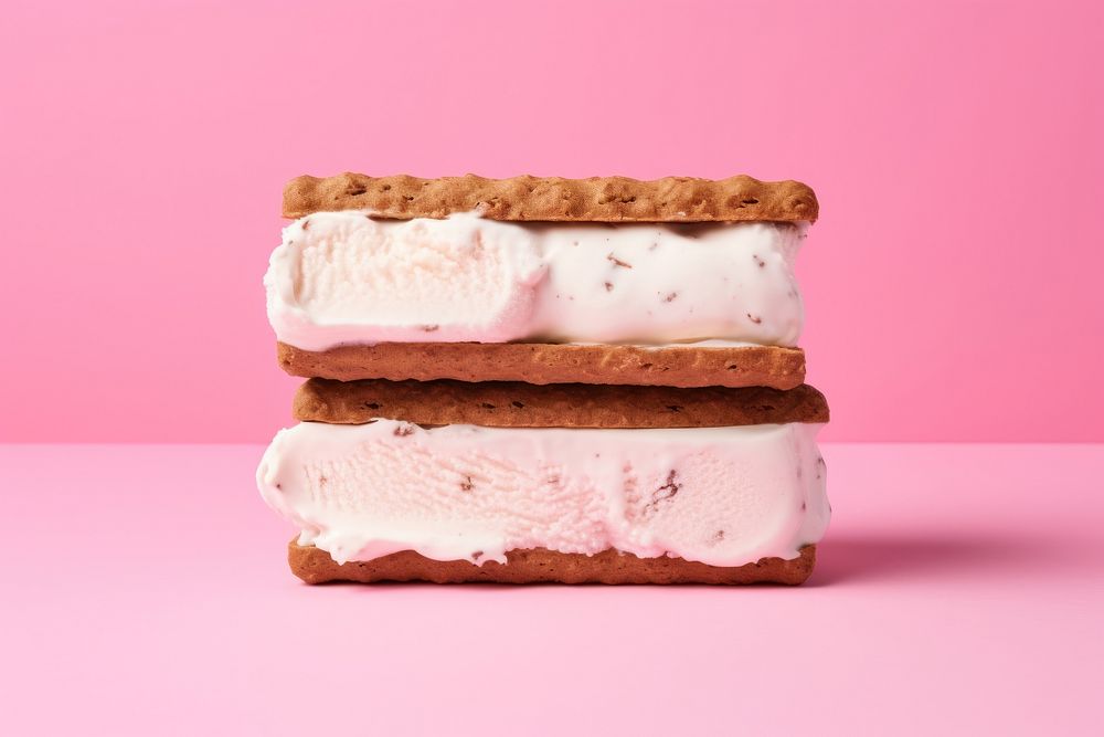 Cream dessert food confectionery. AI generated Image by rawpixel.
