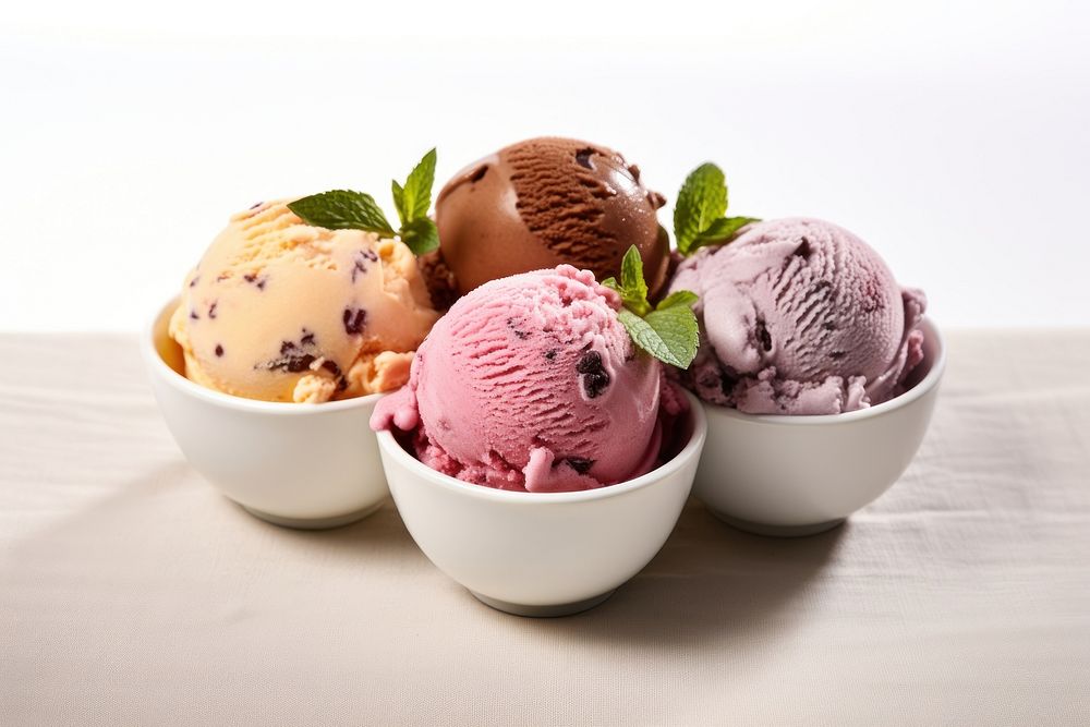 Food dessert gelato cream. AI generated Image by rawpixel.