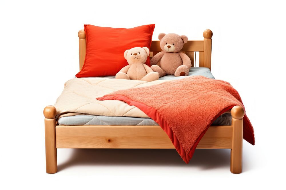 Bed furniture cushion toy. AI generated Image by rawpixel.
