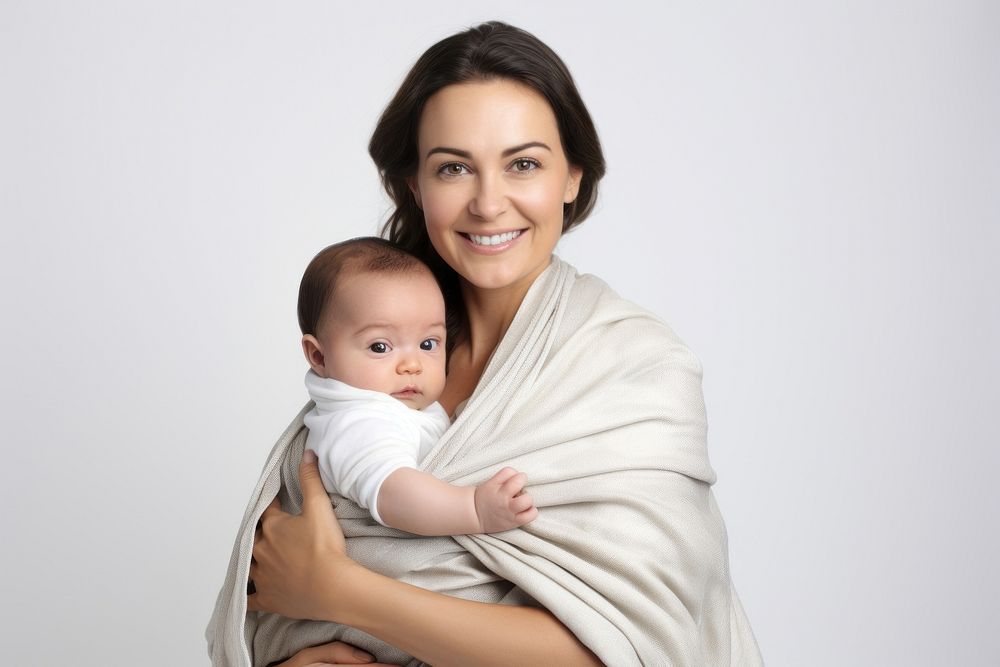 Portrait newborn adult photo. AI generated Image by rawpixel.